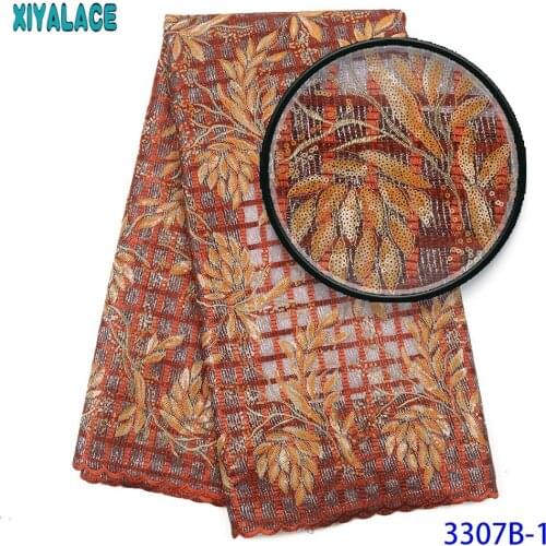 French Organza Sequence Lace Fabric African Mesh Big Embroidery Nigerian Full Dress Fabrics Hot Flower High Quality
