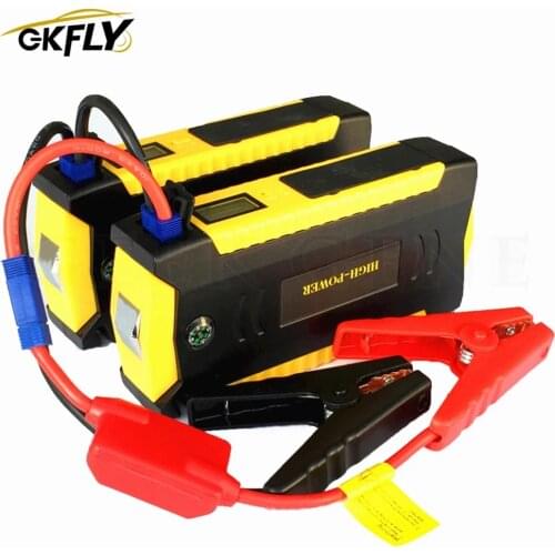GKFLY Car Jump Starter 12V Starting Device Cables 24V Portable Power Bank 600A Car Battery Charger Buster For Petrol Diesel Car