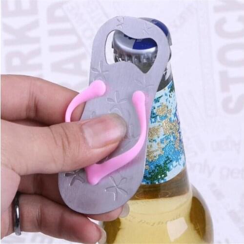 Hot Selling Newest Baby Shower Gift Flip Flop Wine Bottle Opener With Starfish Design Wedding Favor Guest Gift 40Pcs/Lot