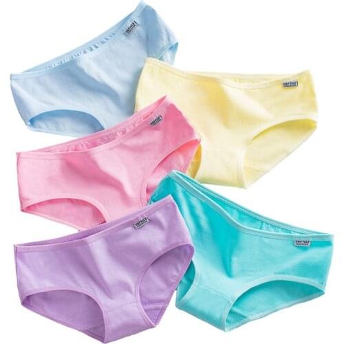 Cotton Lingerie Panties Women Solid Cute Sexy Women Underwear Pink Briefs Boxers for Women Low-rise Lady Underpants Oversized