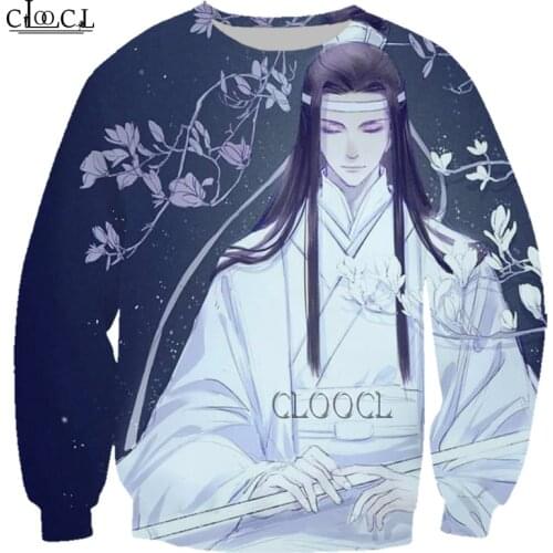 HX Newest Popular Anime Mo Dao Zu Shi 3D Print Men Women Sweatshirts Fashion Long Sleeve Harajuku Tracksuit Drop Shipping