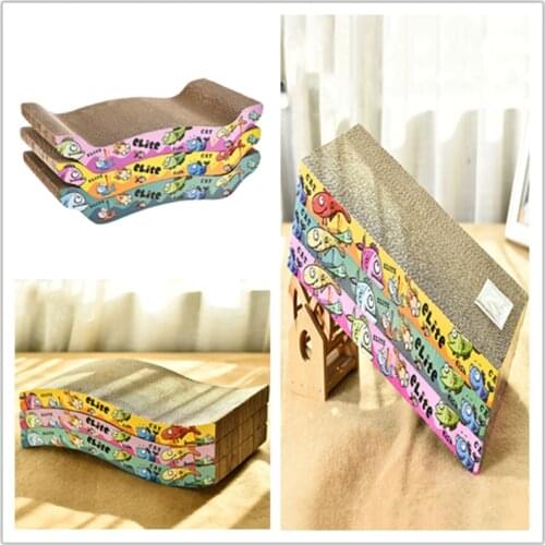 3 Style Pet Toys Corrugated Paper Small Cat Toys Interactive Cat Scratching Post Durable Grinding Claw Toys for Cat Pet Supplies