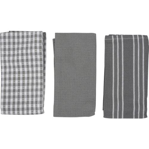 Classic Kitchen Towels, 100% Natural Cotton, The Best Tea Towels, Dish Cloth, Absorbent and Lint-Free, Machine Washable, 18 x 25