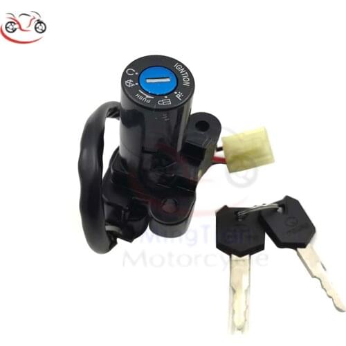 Ignition Switch Lock Keys With Wire For Suzuki GSX600 88-97 GSXR750 GSXR 750 85-92 VX800 GSF 400 GSX 600/750/1100 GSXR 750