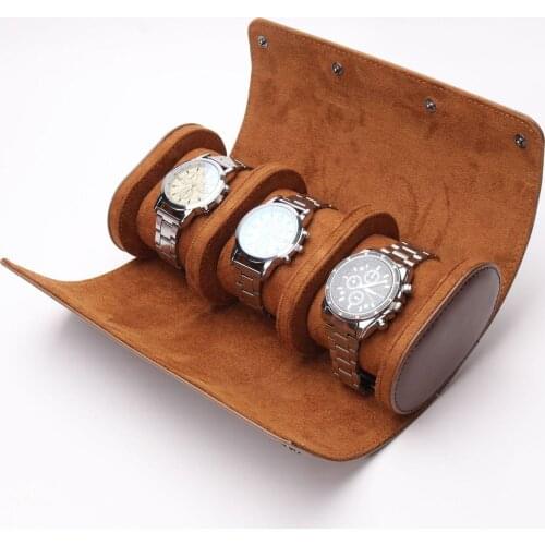 3 Slots Watch Box PU Leather Watch Case Holder Storage Organizer for Watches And Bracelets Jewelry Boxes Display Best Gift