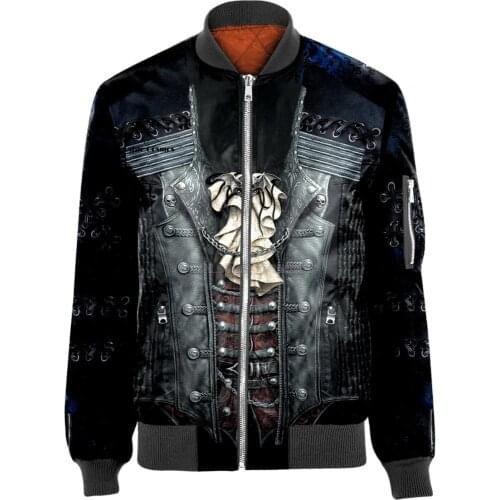 Music rock metal vampire biker 3D Mens bomber jackets Hoodie Men Women New Fashion Zipper Hooded Long Sleeve Pullover Style