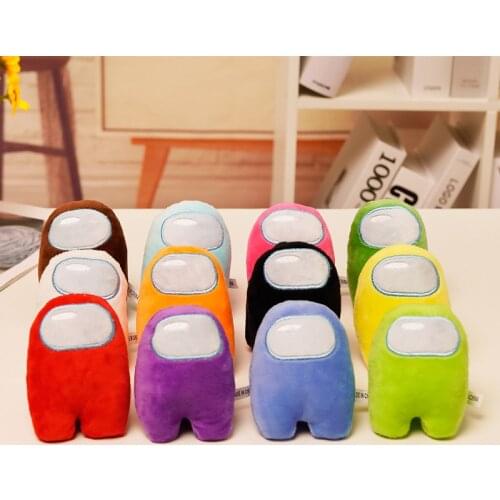 Soft Plush Among of Us Plush AmongUs Game Plush Toy with Music Kawaii Stuffed Doll Christmas Gift Cute Small Among Plushie