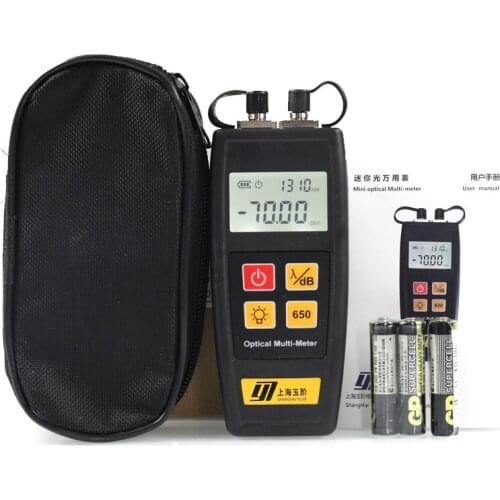 [100% New] Mini Fiber Tester Optical Power Meter with Visual Fault Locator OPM VFL 30mW 10mW 1mW Fiber Optic Laser