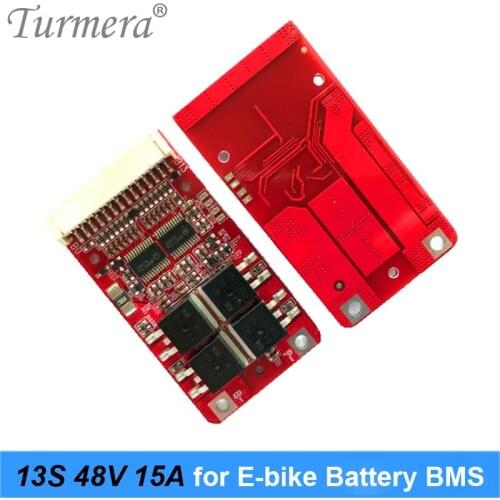 13S 48V 15A 18650 Lithium Battery Protection Board BMS for E-bike Pattery Pack 46.8V 54.6V 13S Battery Use