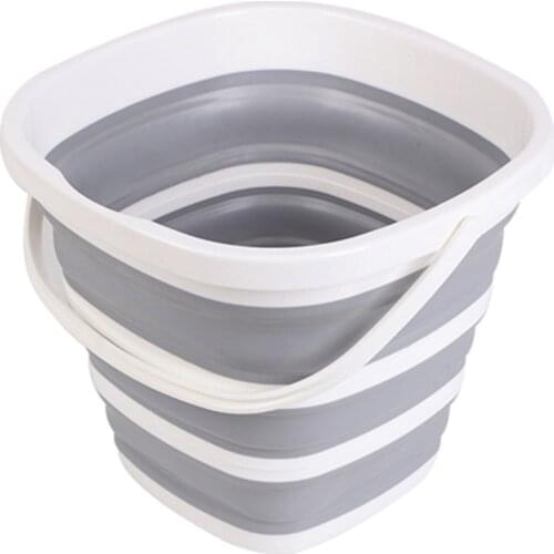 Portable Folding Bucket Foldable Basin Tourism Outdoor Folding Bucket Fishing Camping Car Wash Bucket Outdoor Camping