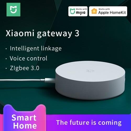Xiaomi Mijia Gateway 3 Multi-mode Smart Home Zigbee Wifi Bluetooth Mesh Hub Work With Mi-Home Apple Homekit Intelligent Home Hub