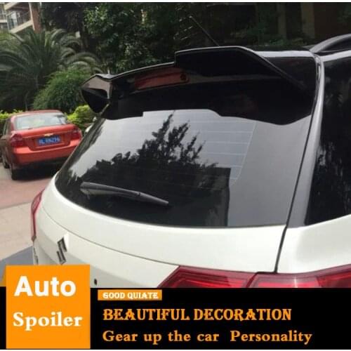 For Suzuki Vitara Spoiler 2016 2017 2018 Sport Auto ABS Plastic Unpainted Color Rear Trunk Wing Lip Spoiler Car Accessories