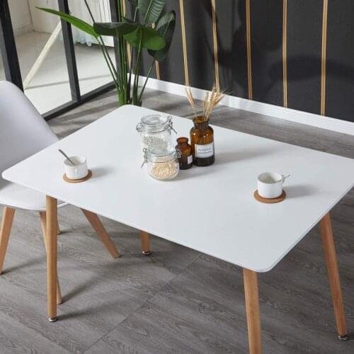 Hot Office Conference Pedestal Desk Modern Wood Coffee Table Tea Table Home Study Desk Furniture Kitchen Double Dining Table HWC