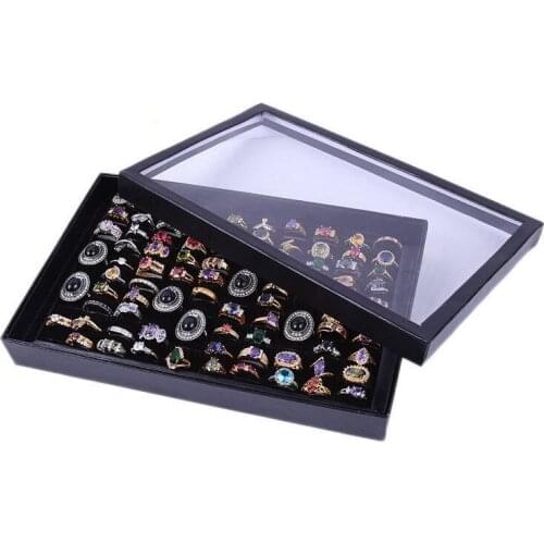 Jewelry Ring Jewelry Box Earrings Jewelry Plate 100 Ring Jewelry Tray Storage Display Plate Spot Wholesale