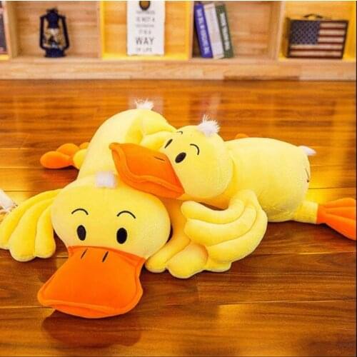 60cm Yellow Duck Pillow Stuffed Animals Plush Toy Cute soft Big Yellow Duck plush toys For Birthday baby gift peluche juguetes