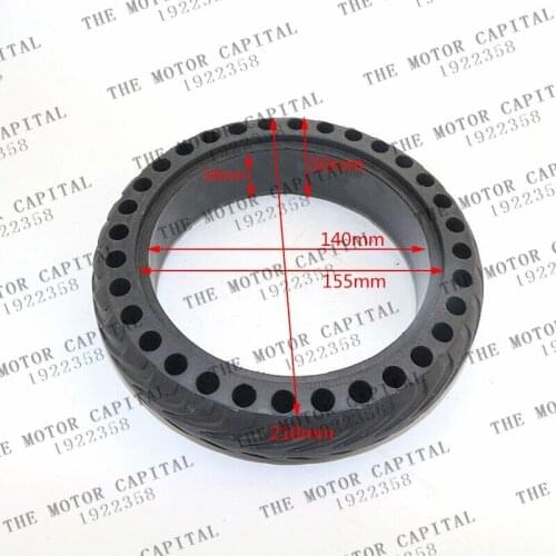 8 1/2x2 Hollow Non-Pneumatic Tyre Shock Absorber solid Tyre Wheel Xiaomi Mijia M365 Electric Scooter Tyre Solid Tire