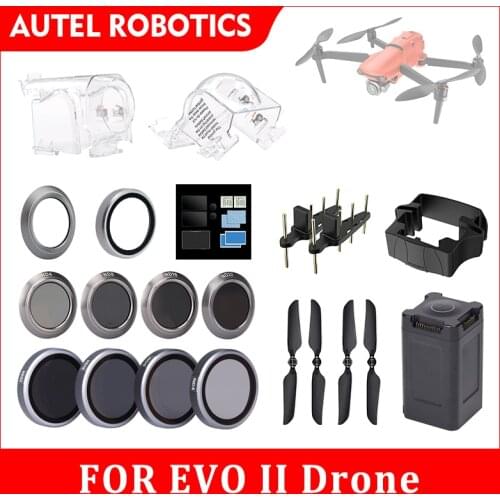 Autel Robotics EVO II Propeller Fixator Charging Hub ND 4/8/16/32 Filter UV Mirror Glass Lens Protective Cover Signal Booster
