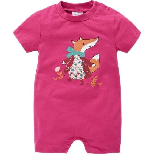 Infant Boys Girls rompers Cute Newborn Baby Girl Clothes Jumpsuit 100% Cotton Unicorn Overalls bebe fille Newborn Baby Onesie