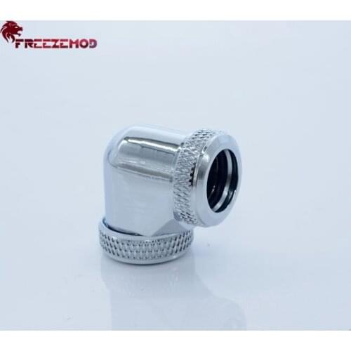 FEEEZEMOD HYGKN-T90 OD14mm Hard tube - 90 degree double side fitting computer pc water cooler fitting OD14mm hard pipe