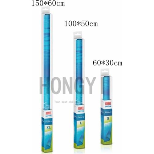 JUWEL 1 piece new PVC double sided aquarium background poster decoration fish tank wall background picture silicone oil