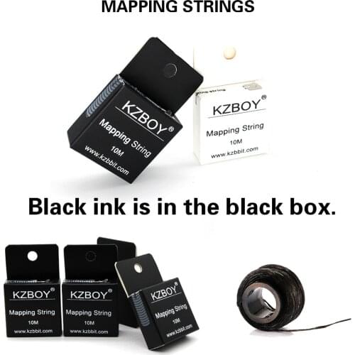 KZBOY Microblading Eyebow Make Up Dyeing Liners Thread Semi Permanent Positioning Eyebrow Measuring Tool Mapping Pre-ink String