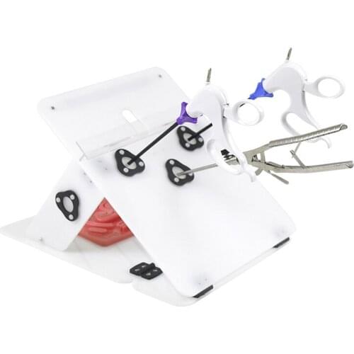 Laparoscopic surgery Thoracoscopy training box Needle-holding forceps Separating forceps Straight rod endoscopy students