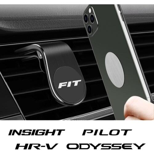 Magnetic Car Phone Holder For Honda Fit Insight Pilot HR-V Odyssey City Mugen RR Auto GPS 360 Metal Mount Mobile Telephone Stand