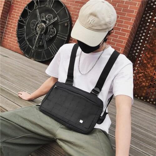 Hot Multi-functional tactical function package Oxford mens chest bag outdoor nylon new fashion womens shoulder Messenger bag