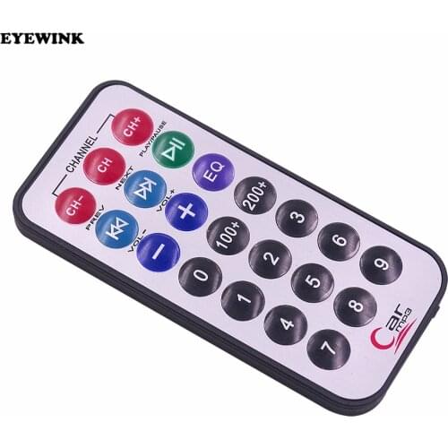 21 key MP3 decoder board remote control without batteries