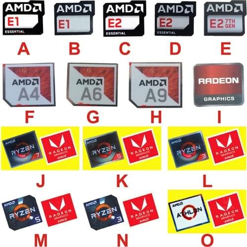 Bulk Sales Of Laptop Desktop Host High-end Original Concealer DIY Label Amd Radeon Graphics Ruilong Decorative Stickers