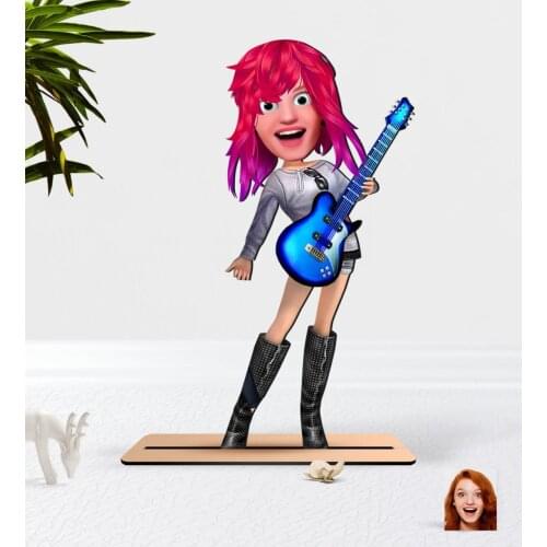 Personalized Women 'S Animation Caricature Of Wood Biblo-11