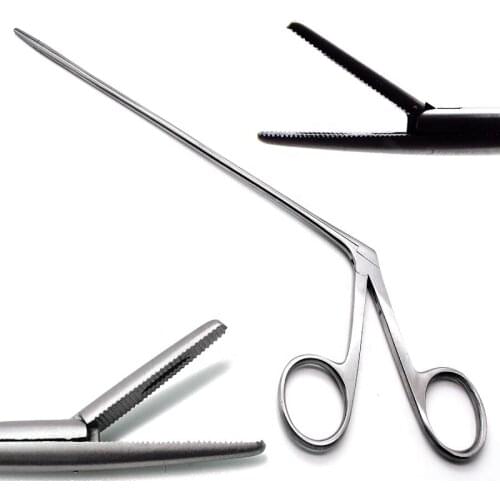 Micro Alligators Forceps 8" ENT Surgical Ear Working Serrated End 1.6cm Highest Medical Grade Quality Instruments