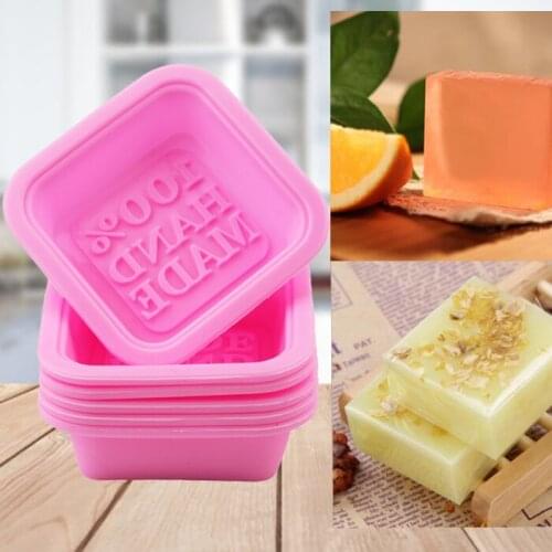 Silicone Soap Mold Square Non-stick Food Grade Siliconen Cake Baking Tools For Jelly Pudding Soap Cupcake Chocolate Jelly