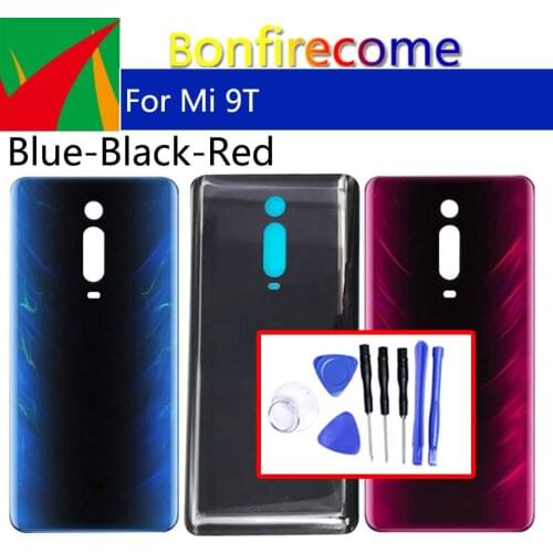 For Xiaomi Mi 9T Glass Back Housing Battery Cover For Xiaomi 9T Mi9T Rear Door Case Repair Parts