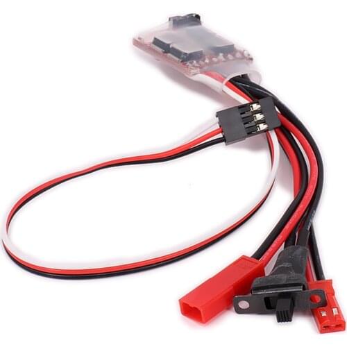 Waterproof ESC Electric Speed Controller 20A Amp High Voltage For 1/24 1:24 RC Hobby Model Car Spare Parts Speed Controllers