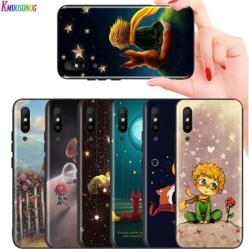 Bright Black Cover Cute Little Prince Fox for Huawei P Smart Z S Plus 2020 2019 Nova 5T 5i 5 4e 4 3i 3e 3 2i Phone Case