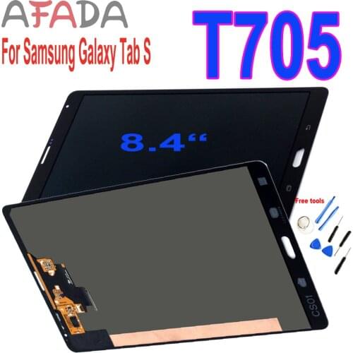 100% Tested 8.4" Display For Samsung Galaxy Tab S 8.4 SM-T705 T705 LCD Display Touch Screen Digitizer Assembly Replacement