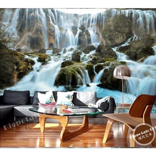 The custom 3D murals,the scenery of the original forest of stone forest,living room sofa TV wall bedroom wall paper