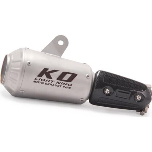 45mm Slip-on Muffler for Yamaha YZF-R6 2009-2020 Motorcycle Exhaust Pipe No DB Killer Escape Carbon Fiber Heat Guard Reserve Cat