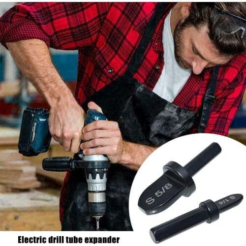 5/6pcs Air Conditioner Copper Pipe Swaging Tool Hexagonal Handle Tube Expander Install Drill Bit Pipe Flaring Maintenance Tool