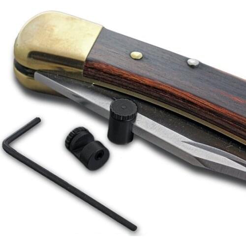 6 Sets CNC Push knife Button For 110 Folding Pocket Knife 416 Stainless Steel Material Thumb Stud+Allen Wrench