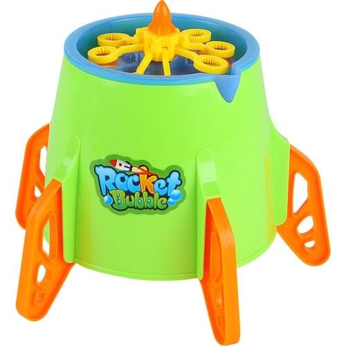 Automatic Light And Music Bubble Machine Childrens Rocket Bubble Machine100ML
