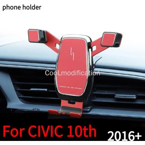 Car phone holder for honda civic 10th gen accessories mobile phone bracket air vent Mobile phone stand