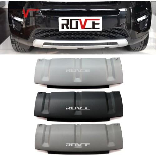 ROVCE Car Front Bumper Board Skid Plate Protector Guard For Land Rover Discovery Sport 2015-2019 L550 LR061241 LR061242 LR061243