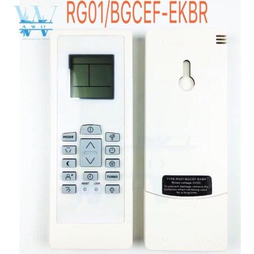 AWO New RG01/BGCEF-EKBR For Electrolux AC Air Conditioner Remote Control white