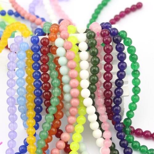 Free Shipping Lowest Price More Colors! 8mm Jewelry DIY Findngs Loose Round Genuine Jadee Jades Natural Stone Spacer Beads 15"