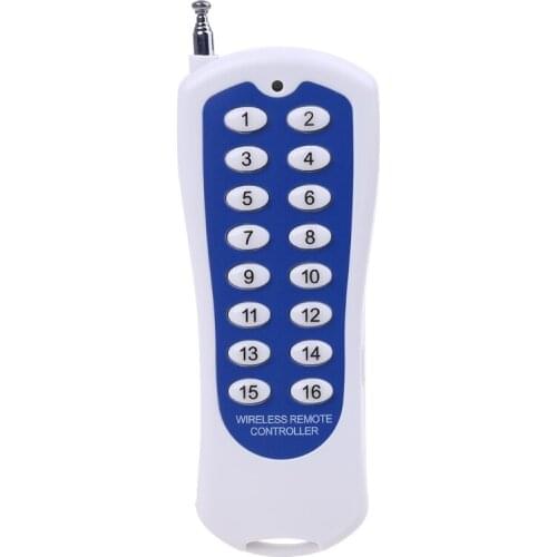 DC12V 16CH RF Wireless Remote Control 16 Keys Wireless Transmitter for Electronic Door Alarm