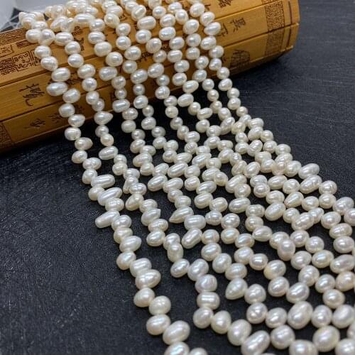Natural Pearl Freshwater Beads High-quality Round White Make Jewelry DIY Bracelet Necklace Earrings Jewelry Accessories 11-12mm