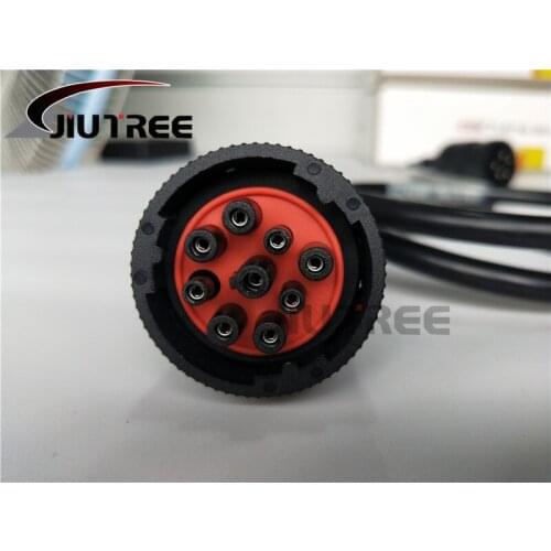 JIUTREE Excavator Truck Diagnostic Scanner ET Comm 3 COM 9 pin Cable