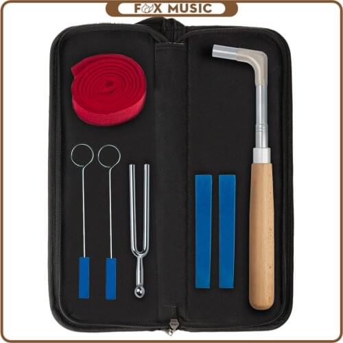 Piano Tuning Kit W/Piano Tuning Hammer Soft Maple Handle Piano Tuning Lever Tools Kit Mute Hammer DIY Set Piano Part